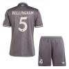 Officiële Voetbalshirt + Korte Broek Real Madrid Bellingham 5 Derde 2024-25 - Kids